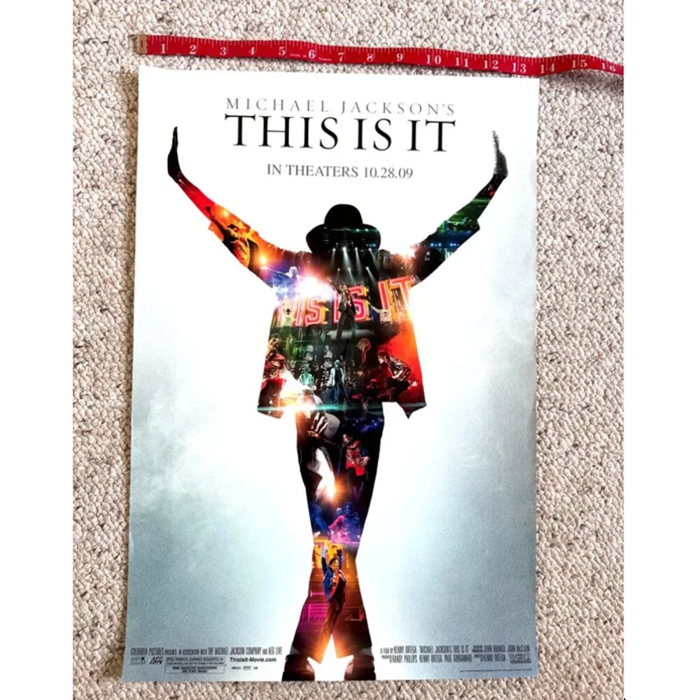 Michael Jackson This Is It Movie Poster Original Collectible
